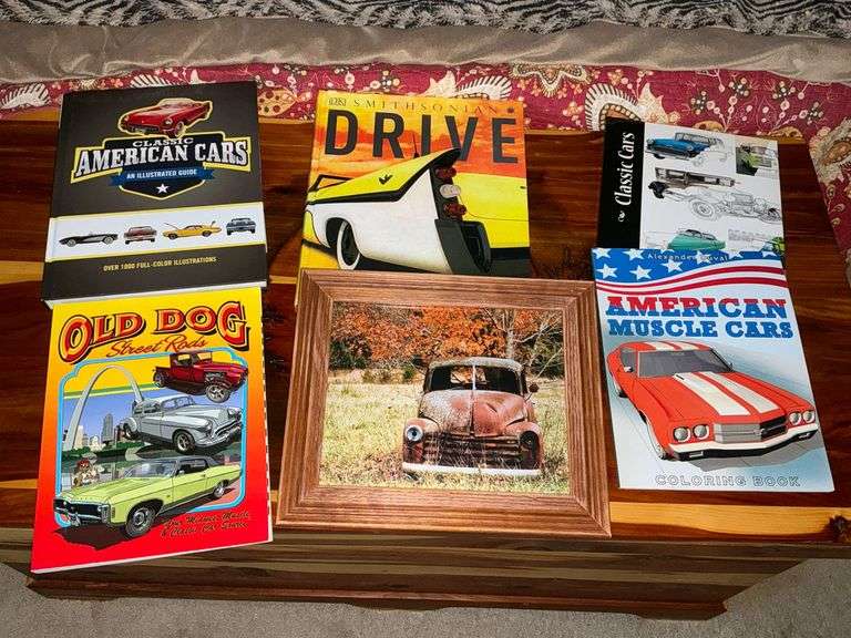 Classic Car adult coloring books, Old Dogs Street Rods parts catalog image