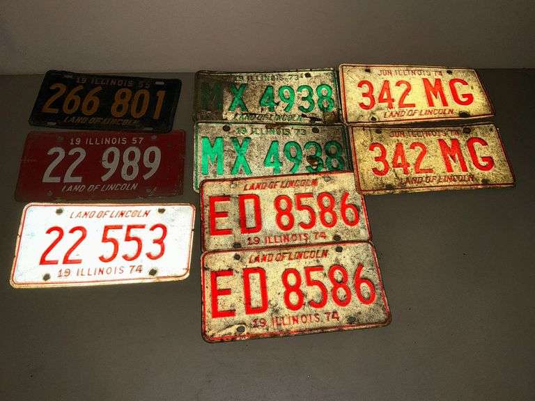 Illinois license plates image