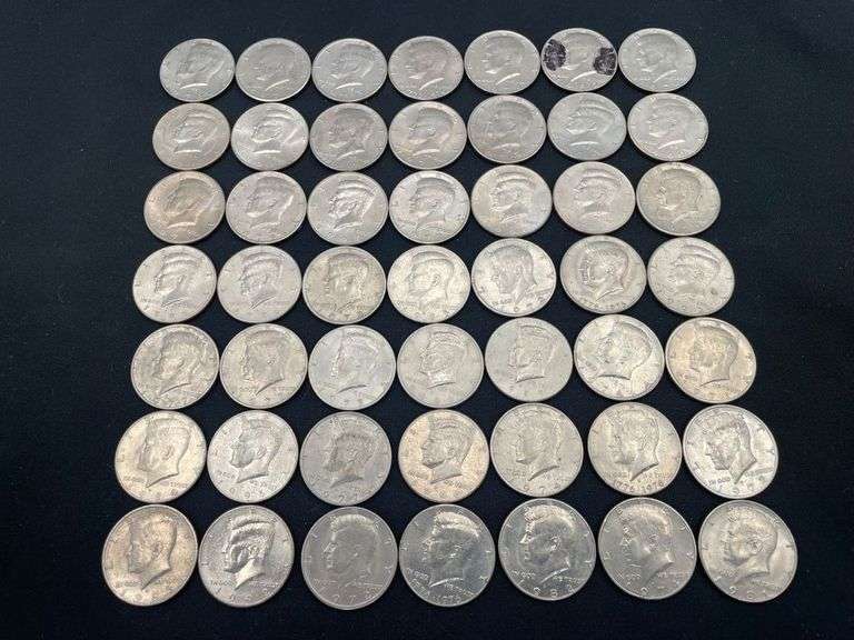 49 Kennedy Half Dollars image