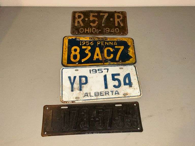 1940 Ohio license plate image