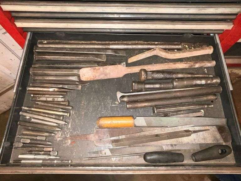 Files, punches, chisels image
