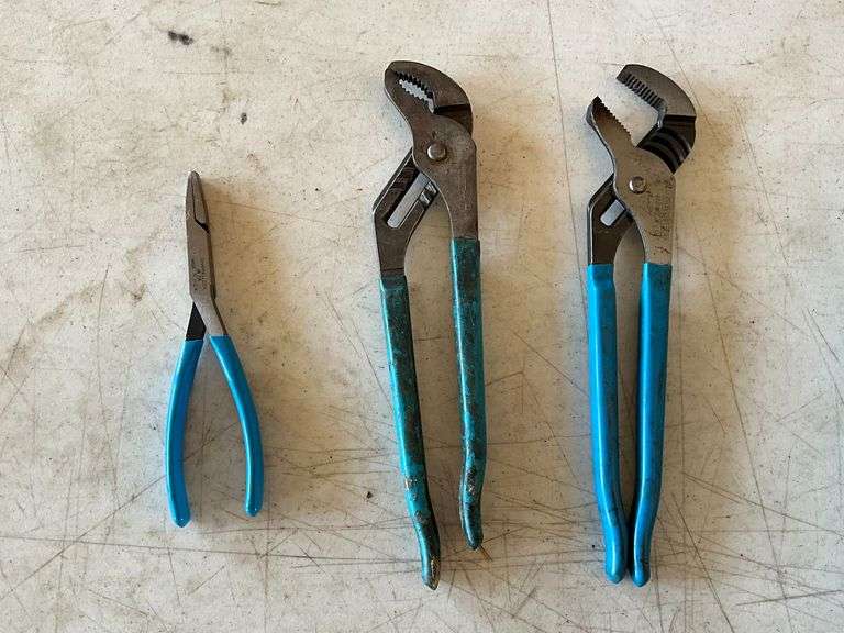 Channellocks, 12", 12", 8". image