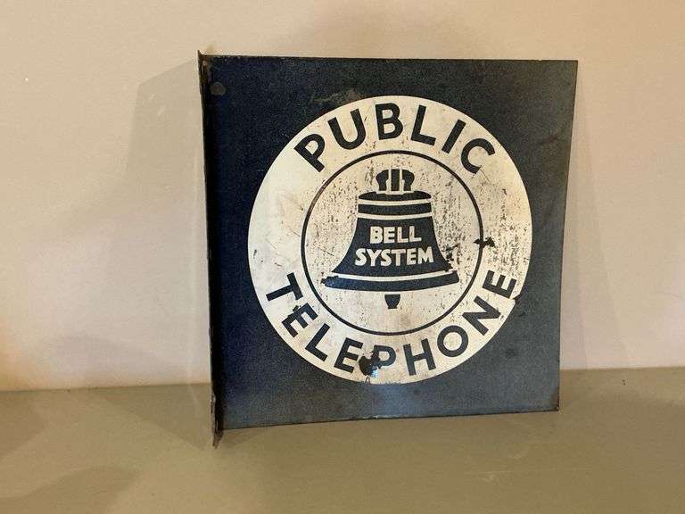 Public Telephone Bell System sign image