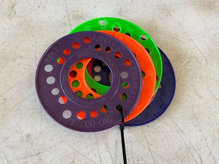 Plastic bolt pattern templates image