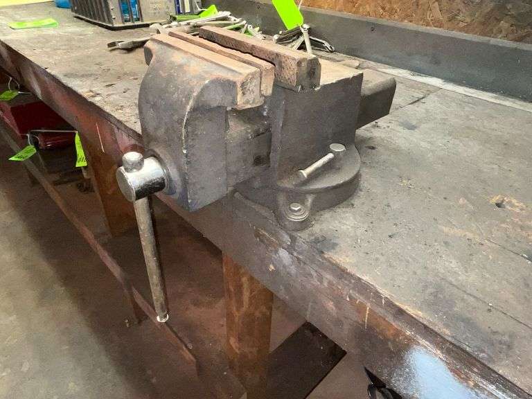 5" bench vise, needs repair image