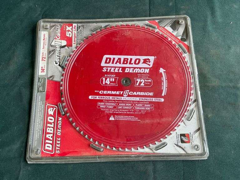 Diablo Steel Demon 14" carbide saw blade image