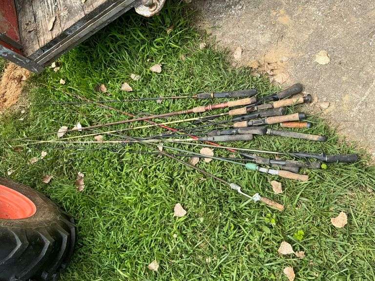 Fishing rods, various brands image