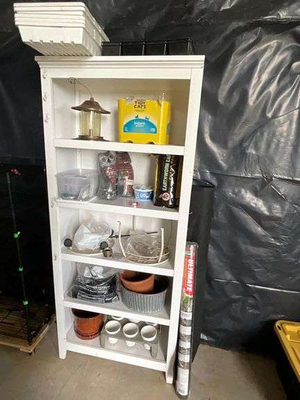 Shelf and contents, 31" W x 12" D x 72" T image