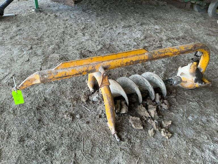 Danuser 3-point hitch post-hole digger, 12" auger image