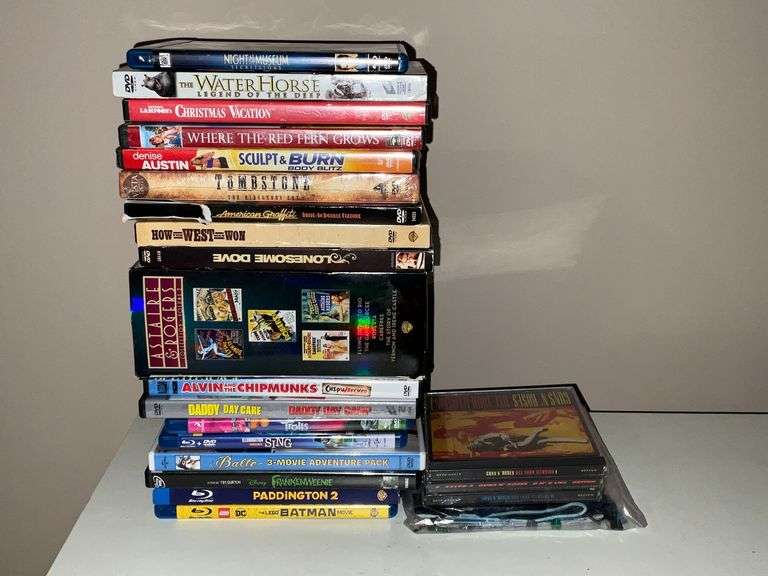 Blu-Ray, DVDs and CDs image