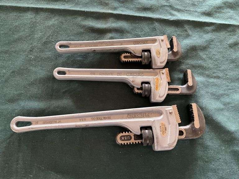 Ridgid aluminum pipe wrenches image
