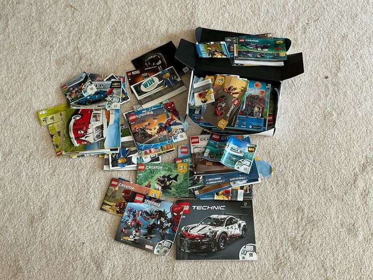 Lego instruction books image