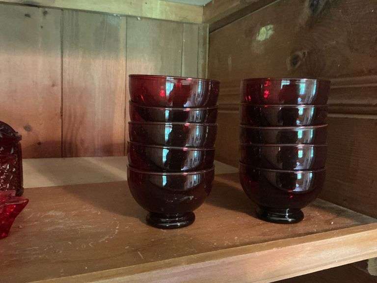 Ruby Red bowls image