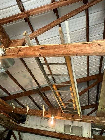 Wooden ladder image
