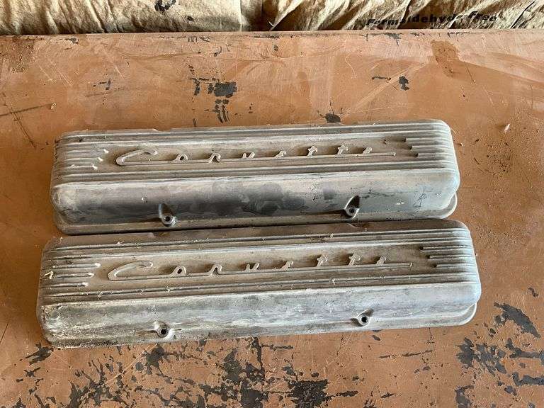 Pair of Corvette aluminum valve covers image