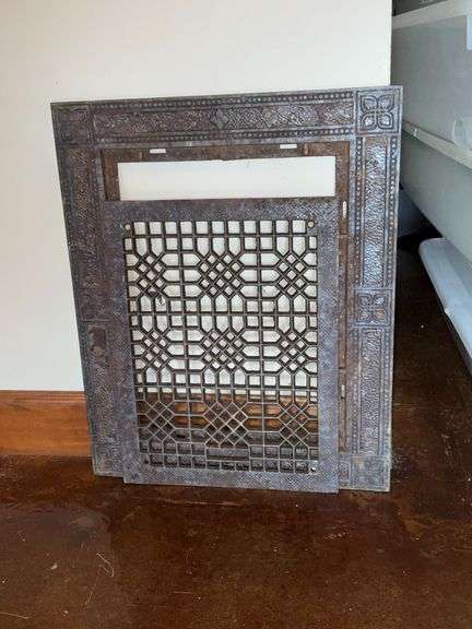 Cast iron register grate image