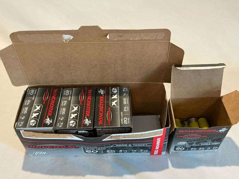 Winchester 20 gauge shotgun shells, 2 3/4" 7 1/2 shot image