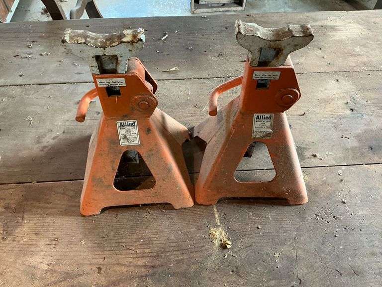 Pair of Allied 3-ton jack stands image