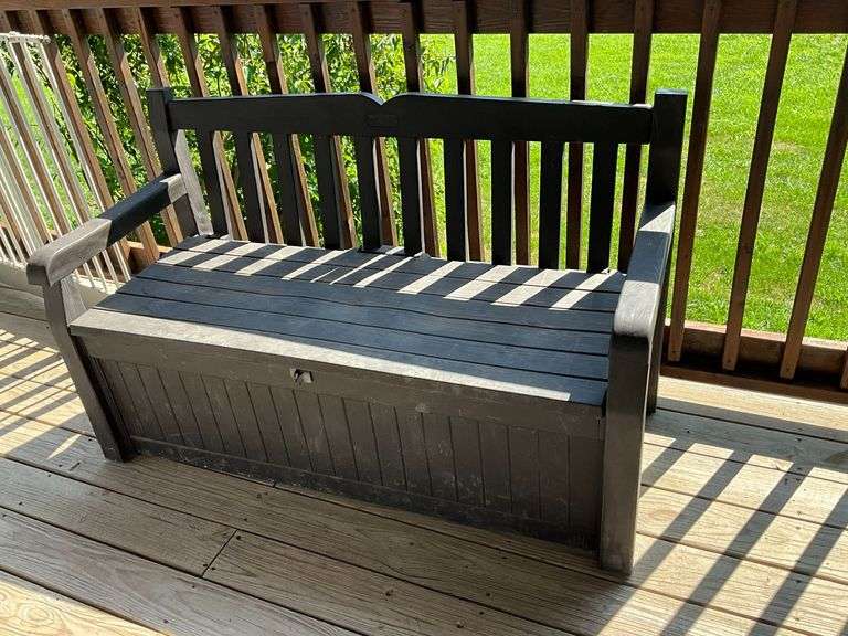 Keter storage bench image