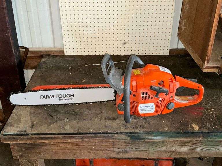 Husqvarna 450 chain saw image