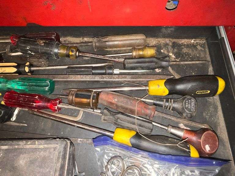 Screwdrivers and pop rivets
