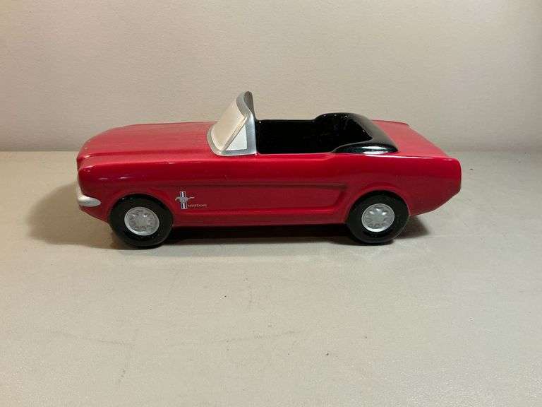 Ford Mustang vase, 11" L. image