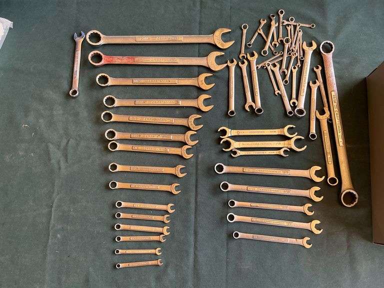 Large assortment of Craftsman wrenches image
