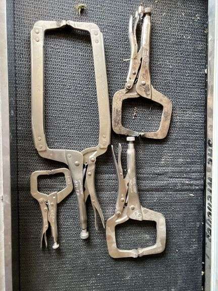 4 pairs of Vise Grip welding pliers image