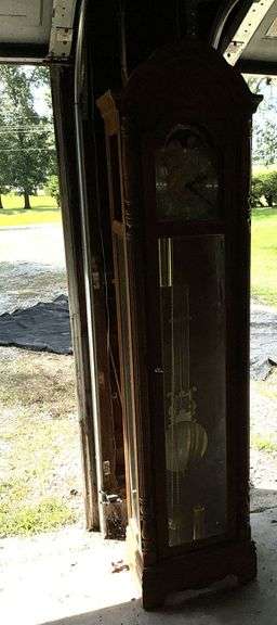Howard Miller grandfather clock, 81" T Model 610-892 image
