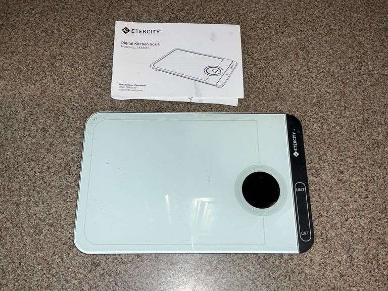 Etekcity digital kitchen scale Model EK6314-T image