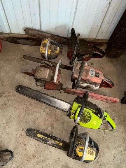 Assortment of chainsaw parts, Stihl, Homelite, etc. image