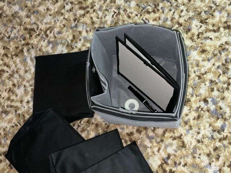 Folding cloth storage cubes