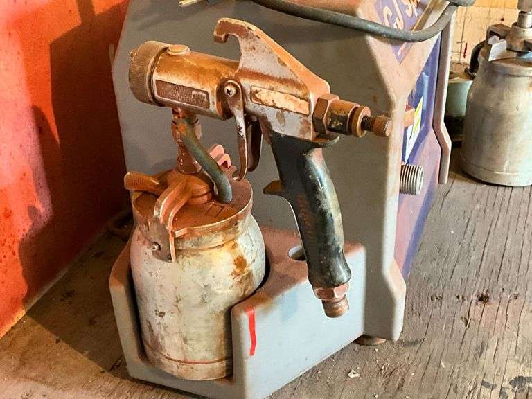 CJ Spray 750 paint gun, Craftsman air sanding board