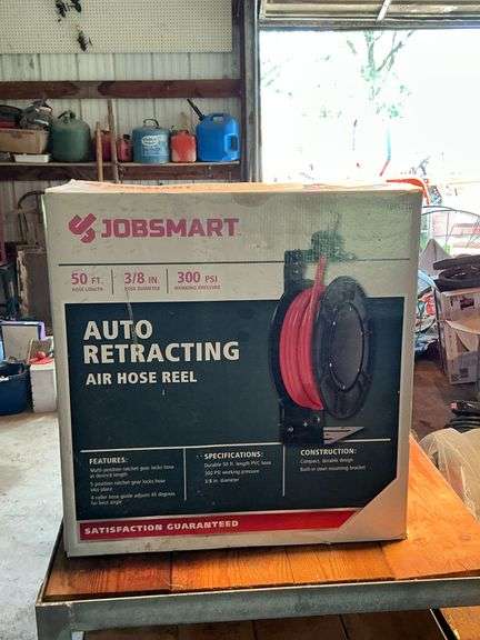 Jobsmart 50' hose reel, NIB image