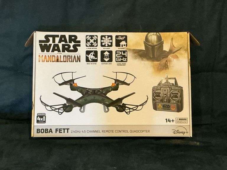 Star Wars The Mandalorian, 2.4 GHz 4.5 Channel Remote Control Quadcopter image