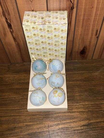 Six Precious Moments ornaments image