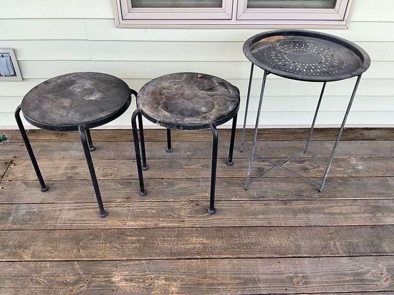 3 patio side tables image