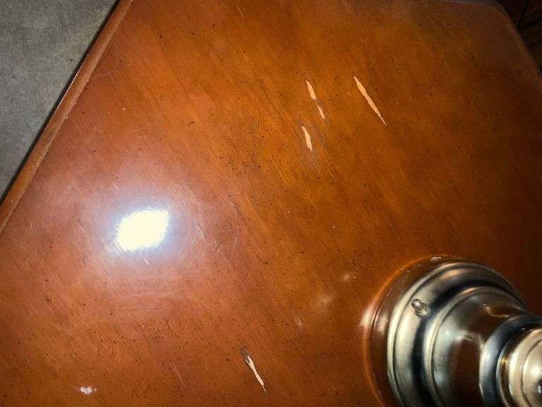 Pair of end tables with storage