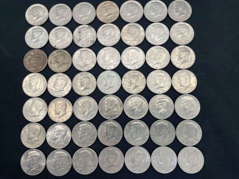 49 Kennedy Half Dollars image