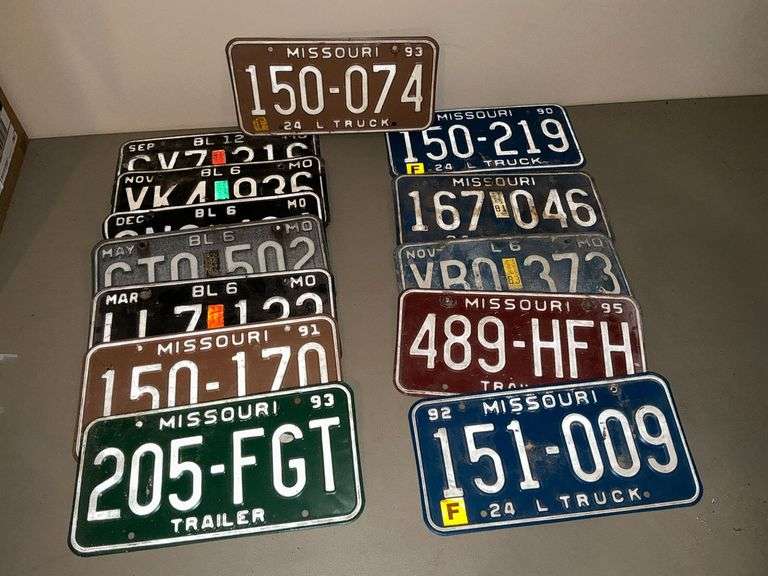 Missouri Beyond local and local Truck plates image