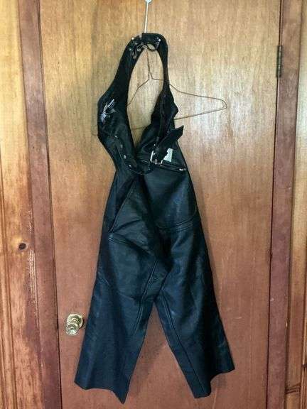 USA Biker's Dream Apparel leather chaps with tags image