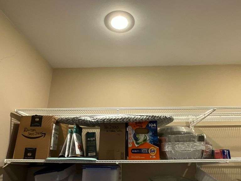 Iron and small ironing board, pet supplies, box of Reynolds Wrap foil image