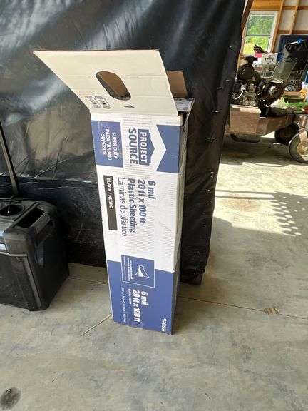 Project Source black plastic sheeting image