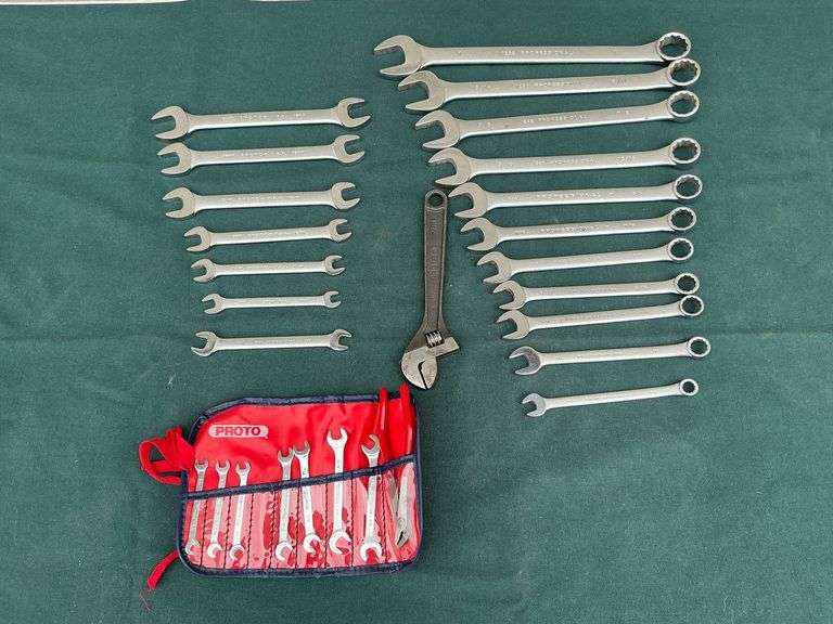 Proto ignition wrenches, Proto metric open end wrenches 9-19mm image