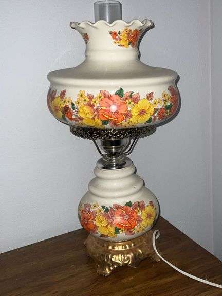 Hand painted lamp