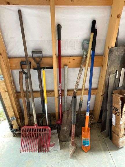 Assortment of long handle tools image