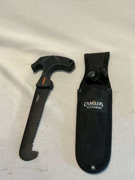 Camillus Titanium hand saw with nylon sheath image