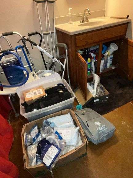 CPAP supplies, crutches, canes, walkers image