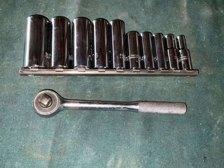3/8" drive Proto deep well 12 point sockets image