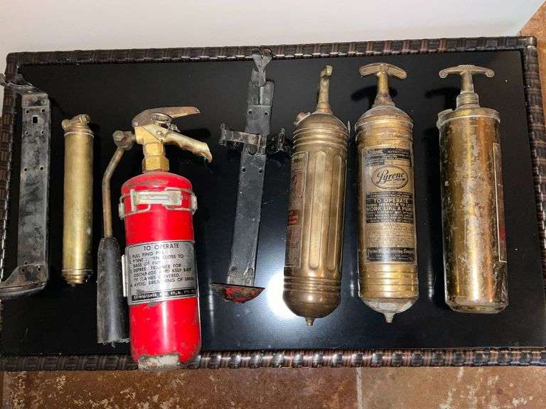 2 Pyrene fire extinguishers, Quick Aid fire extinguisher image